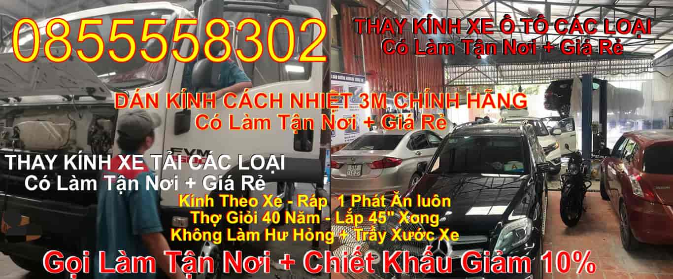 thay Kính ô tô giá rẻ sài gòn