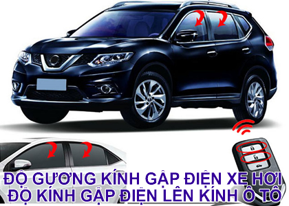 Độ gập gương lên kính xe hơi ô tô