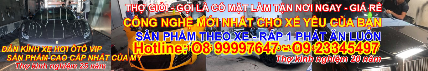 Thay Kính SAU LƯNG XE HƠI HÃNG