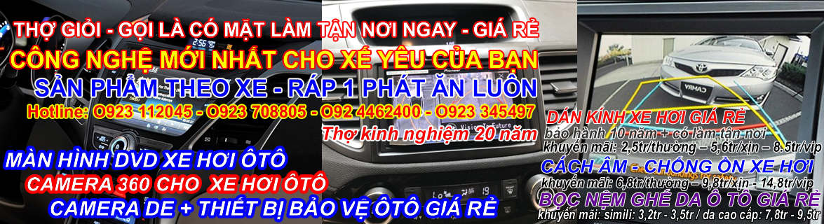 liên hệ màn hình xe hơi