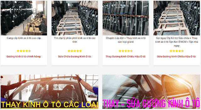 Thay kính ô tô giá rẻ tận nơi CÔNG TY Thay Kính Ô tô Giá Rẻ SG HCM